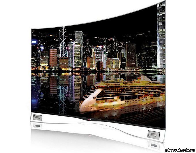 изогнутый LG OLED TV