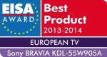 Лучший телевизор 2013-2014 года по версии EISA